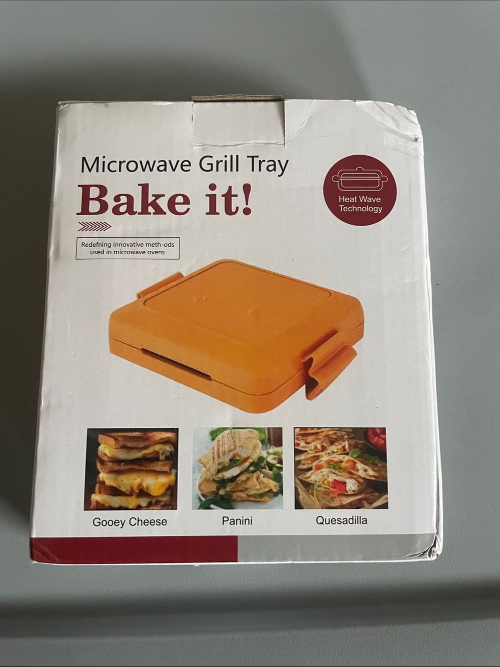 Bake it! Microwave Grill Tray - Orange/yellow